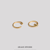 Resin Accent Adjustable Open Rings