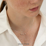 Triple Oval Bead Chain Necklace