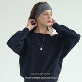 Sleek Abstract Teardrop Silver Pendant Necklace