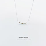 Triple Oval Bead Chain Necklace