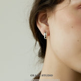 Glossy Chunky C-Hoop Earrings