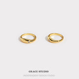 Sculpted Zircon Dome Ring Set
