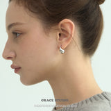 Sculptural Teardrop Sculptural Hook Earrings