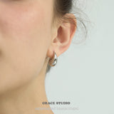 Sculptural Teardrop Sculptural Hook Earrings