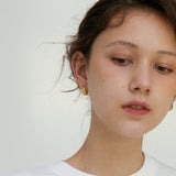 Twisted Ridge Mini Hoop Earrings