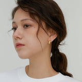 Twisted Ridge Mini Hoop Earrings