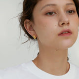 Twisted Ridge Mini Hoop Earrings