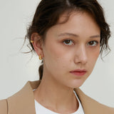 Twisted Ridge Mini Hoop Earrings