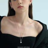 Sculpted Flask Pendant Necklace