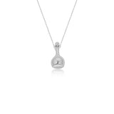 Sculpted Flask Pendant Necklace