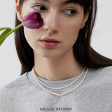 Petite Pearl Bead Necklace