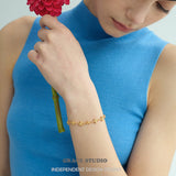 Floral Cluster Chain Bracelet