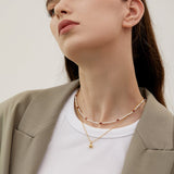 Polished Sphere Pendant Necklace
