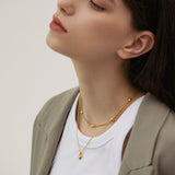 Sculpted Heart Pendant Necklace
