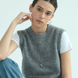 Sculpted Teardrop Duo Pendant Necklace