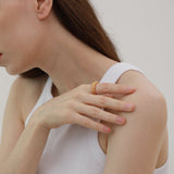 Sculpted Twist Chunky Ring