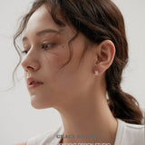 Petite Pearl Cluster Stud Earrings