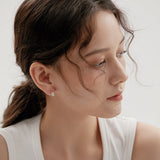Petite Pearl Cluster Stud Earrings