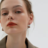 Molten Wave Stud Earrings