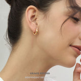 Vibrant Gemstone Mini Hoop Earrings