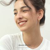 Vibrant Gemstone Mini Hoop Earrings