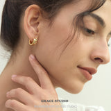 Vibrant Gemstone Mini Hoop Earrings