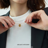 Gem Dot Palette Pendant Necklace