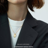 Gem Dot Palette Pendant Necklace
