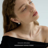 Sculpted Multi-Ridge Cage Hoop Earrings