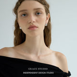 Sculpted Multi-Ridge Cage Hoop Earrings