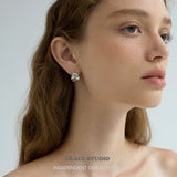 Sculpted Multi-Ridge Cage Hoop Earrings