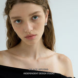 Sculpted Multi-Ridge Cage Hoop Earrings