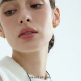 Twisted Pretzel Knot Stud Earrings