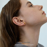Polished Pebble Stud Earrings