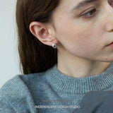 Polished Pebble Stud Earrings