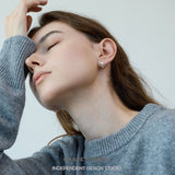 Polished Pebble Stud Earrings