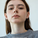 Polished Pebble Stud Earrings