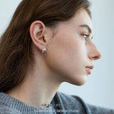 Polished Pebble Stud Earrings