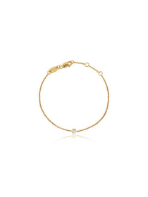 Solitaire Crystal Chain Bracelet - Grace Studio