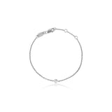 Solitaire Crystal Chain Bracelet