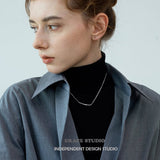 Organic Bar Pendant Necklace