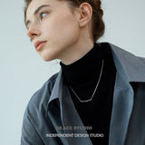 Organic Bar Pendant Necklace