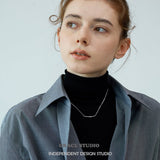 Organic Bar Pendant Necklace