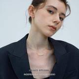Organic Bar Pendant Necklace