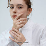 Pavé Accent Open Band Ring