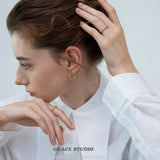 Pavé Accent Open Band Ring