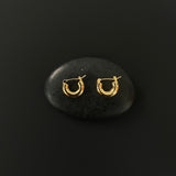 Glossy Dome Mini Hoop Earrings