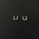 Glossy Dome Mini Hoop Earrings