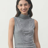 Elegant Baroque Pearl Station Necklace