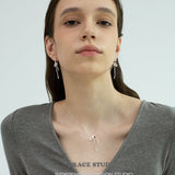Ribbon Twist Pendant Necklace